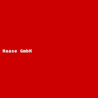 Hersteller: Haase GmbH