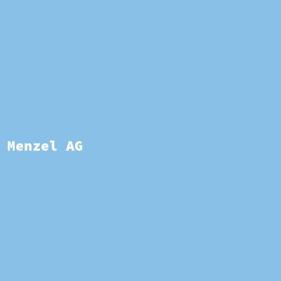 Hersteller: Menzel AG
