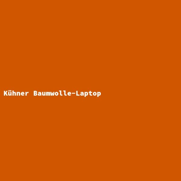 Bold Cotton Laptop