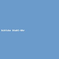 Schicke Stahl-Uhr