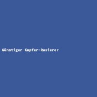 Günstiger Kupfer-Rasierer