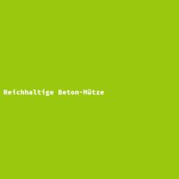 Reichhaltige Beton-Mütze