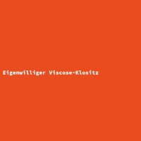 Eigenwilliger Viscose-Klositz