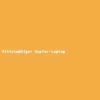 Mittelmäßiger Kupfer-Laptop
