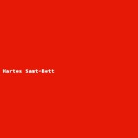 Hartes Samt-Bett