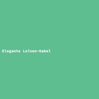 Elegante Leinen-Gabel