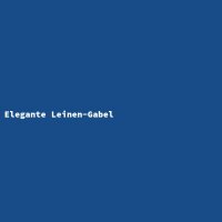 Elegante Leinen-Gabel