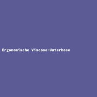 Ergonomische Viscose-Unterhose