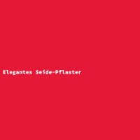 Elegantes Seide-Pflaster