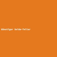 Günstiger Seide-Teller