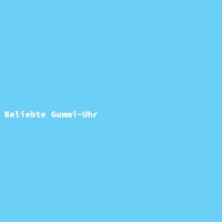 Beliebte Gummi-Uhr