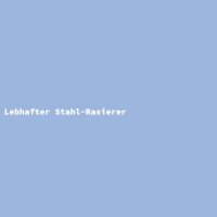 Lebhafter Stahl-Rasierer