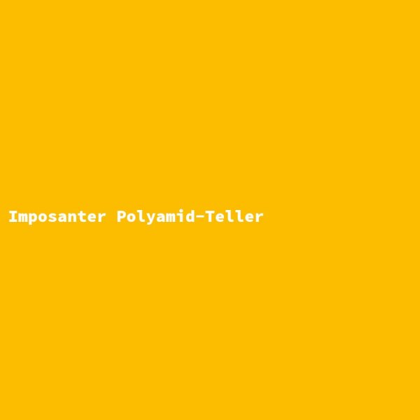 Impressive Polyamide Plate