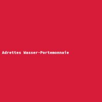 Adrettes Wasser-Portemonnaie