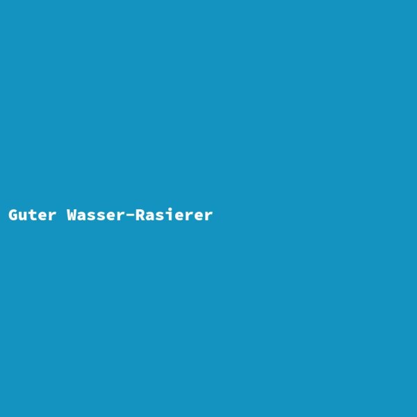 Good Water Razor