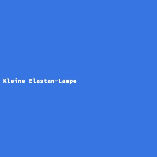 Small Elastane Lamp