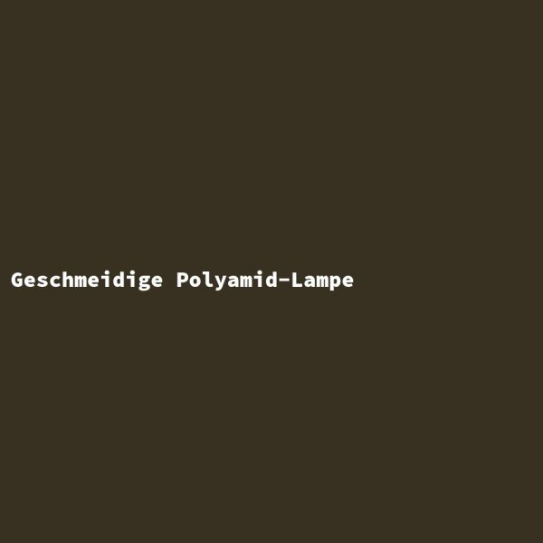 Smooth Polyamide Lamp