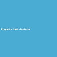 Elegante Samt-Tastatur