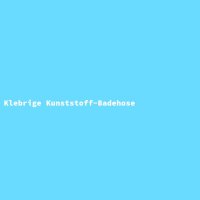 Klebrige Kunststoff-Badehose